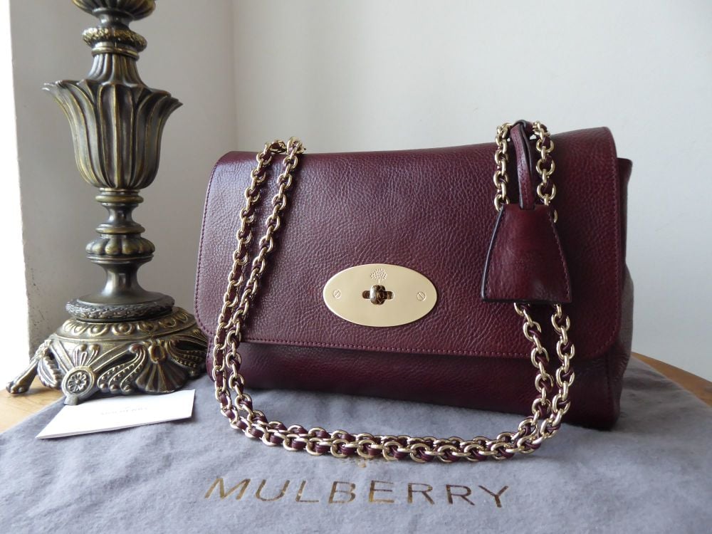 Mulberry Medium Lily in Oxblood Coloured Vegetable Tanned Leather - SOLD