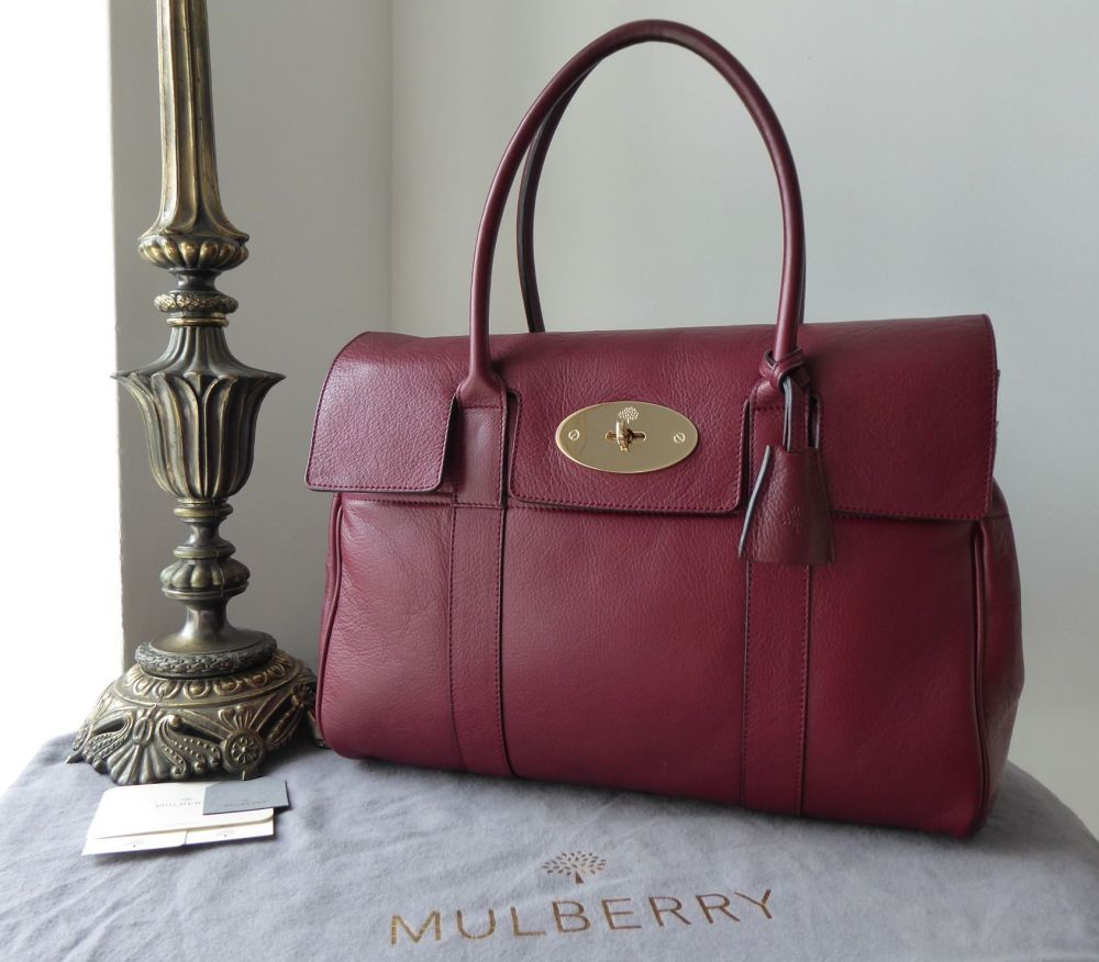 Mulberry Classic Heritage Bayswater in Black Forest Soft Matte Leather