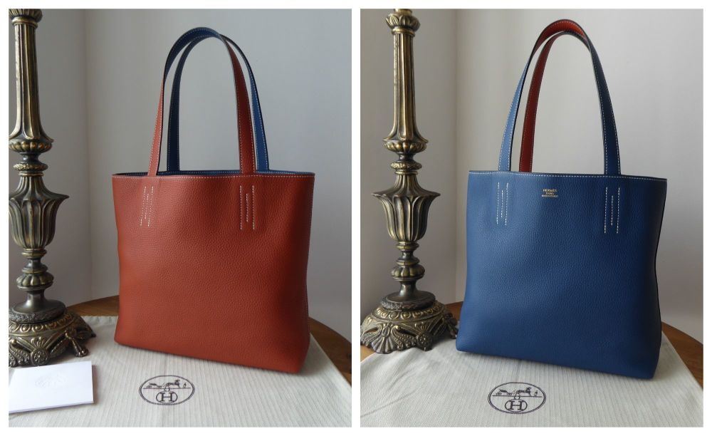 Hermès Double Sens Leather Tote Bag - Farfetch