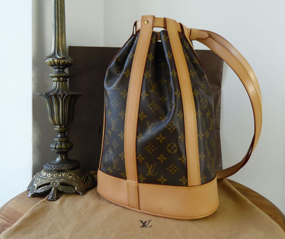 Louis Vuitton Randonne Bucket Bag Backpack in Monogram Vachette - SOLD