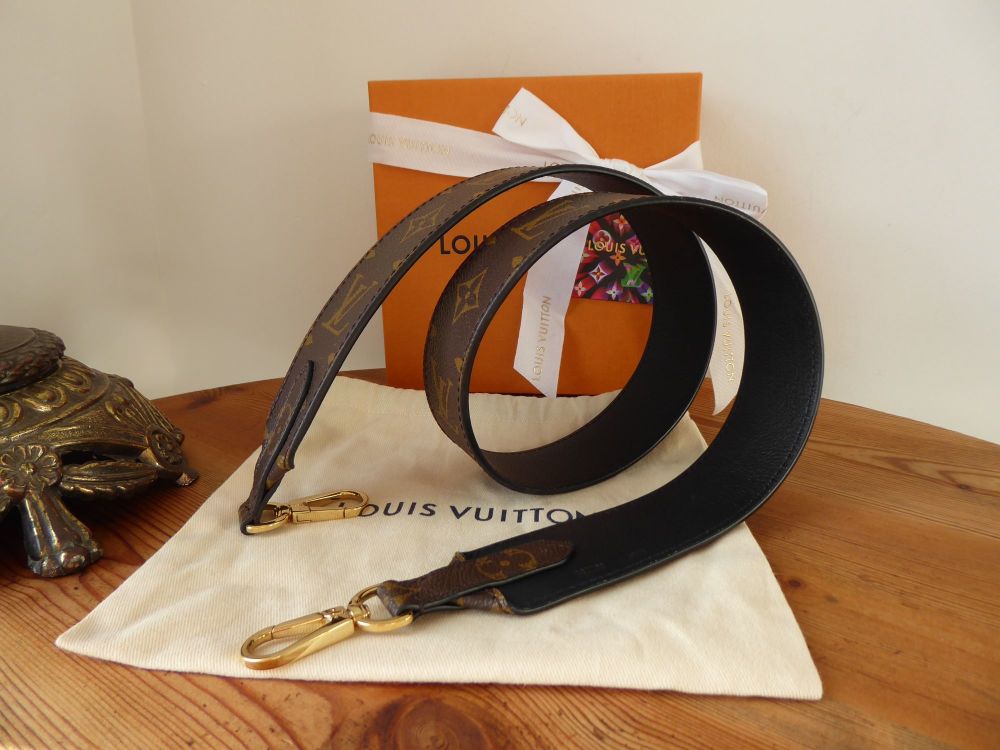 Louis Vuitton Bandouliere XL Monogram Noir Leather Shoulder Strap 