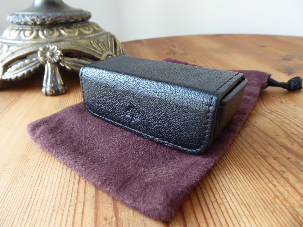 Mulberry Lipstick Case in Black Glossy Goat Leather - SOLD