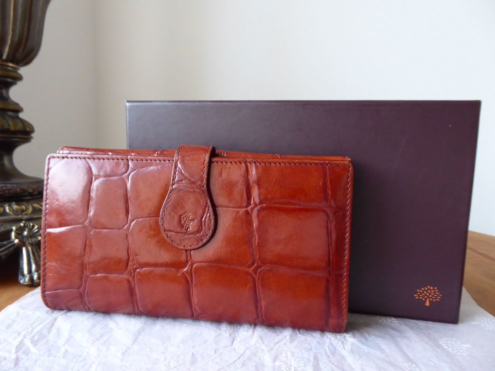 Mulberry Vintage Bi Fold Purse Wallet in Chestnut Congo Leather - SOLD