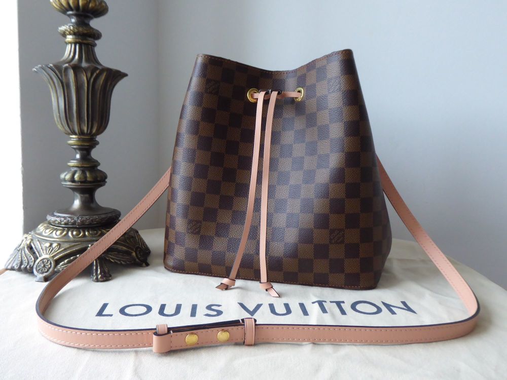 Louis Vuitton Pink Damier Ebene NeoNoe mm