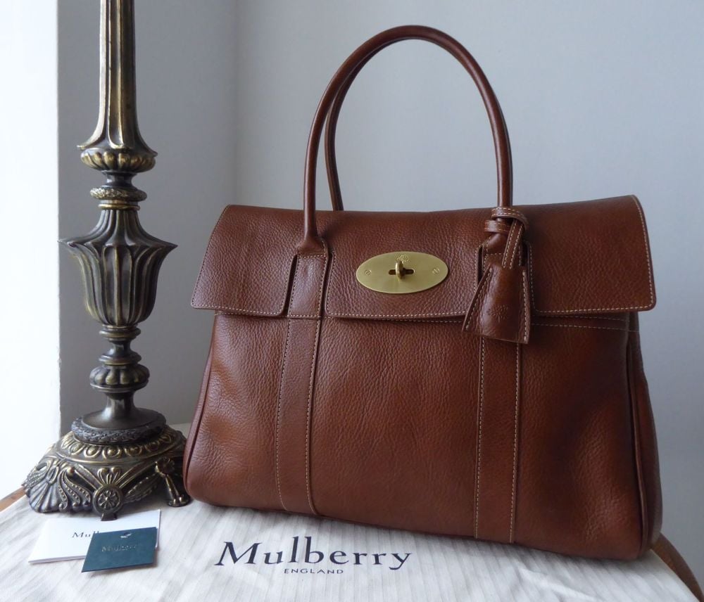 Mulberry Classic Heritage Bayswater in Oak Natural Vegetable Tanned Leather