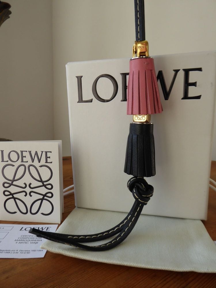 LOEWE Twin Tassle Elephant Charm New  £295  mbossed Anagram