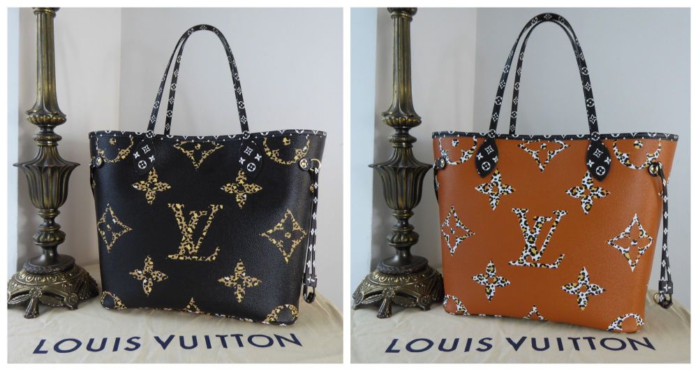 Louis Vuitton Limited Edition Neverfull MM Jungle Monogram Noir without Zip  Pouch - SOLD