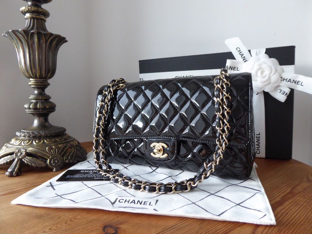 CHANEL Lambskin Quilted Medium Icons Secret Label Flap Coral