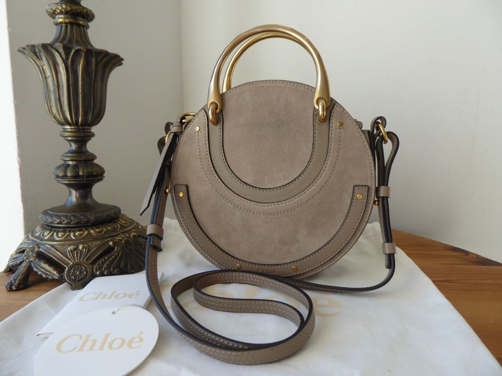 Chloé Small Pixie in Motty Grey Suede and Calfskin - SOLD