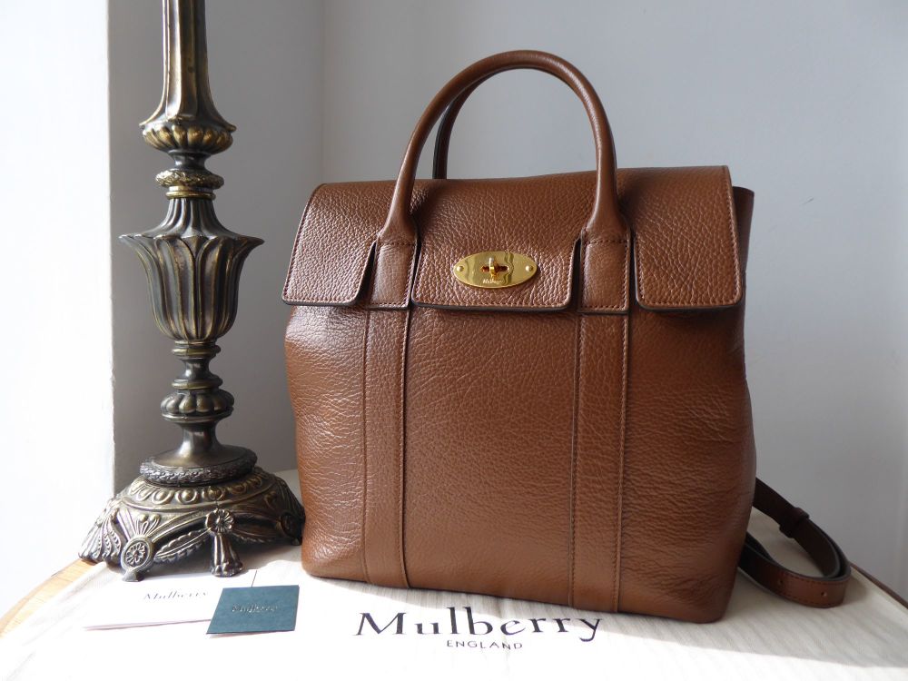 Mulberry Bayswater Backpack in Oak Small Classic Grain Leather - SOLD