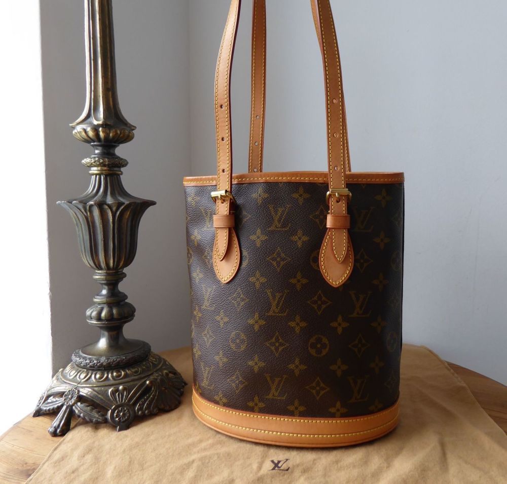 Louis Vuitton Vintage Petit Marais Bucket Bag PM in Monogram