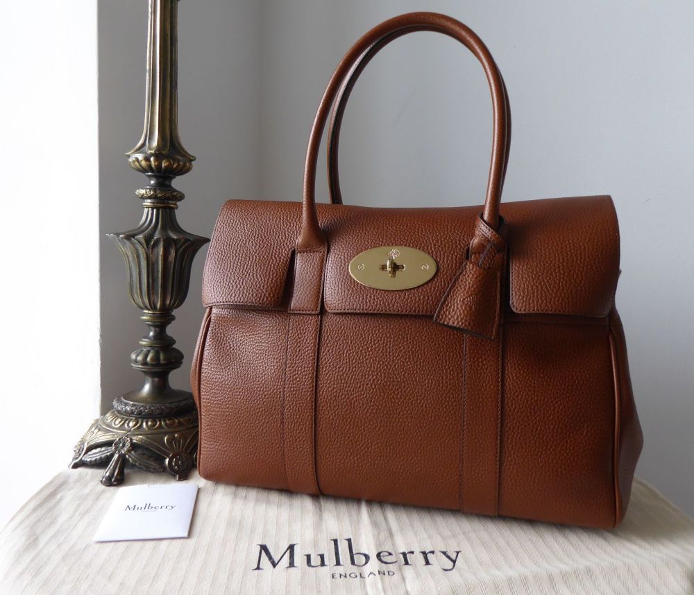 Mulberry Classic Bayswater in Oak Grain Vegetable Tanned Leather - SOLD