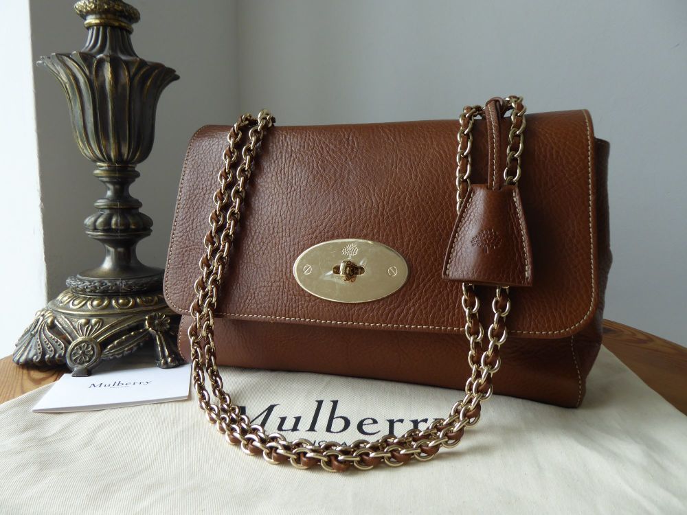 Mulberry Medium Lily in Oak Natural Vegetable Tanned Leather