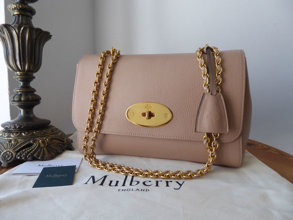 Mulberry Medium Lily in Rosewater Small Classic Grain - SOLD