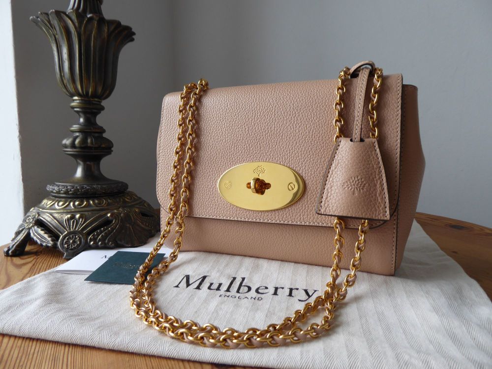Mulberry Lily in Rosewater Classic Grain Leather 