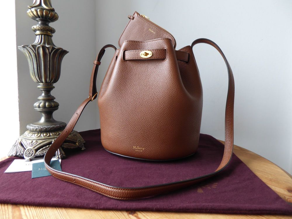 Mulberry Abbey Small Bucket Bag in Oak Classic Grain Leather - SOLD