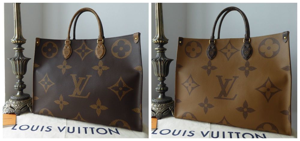 Louis Vuitton OnTheGo GM Tote in Giant Reverse Monogram 