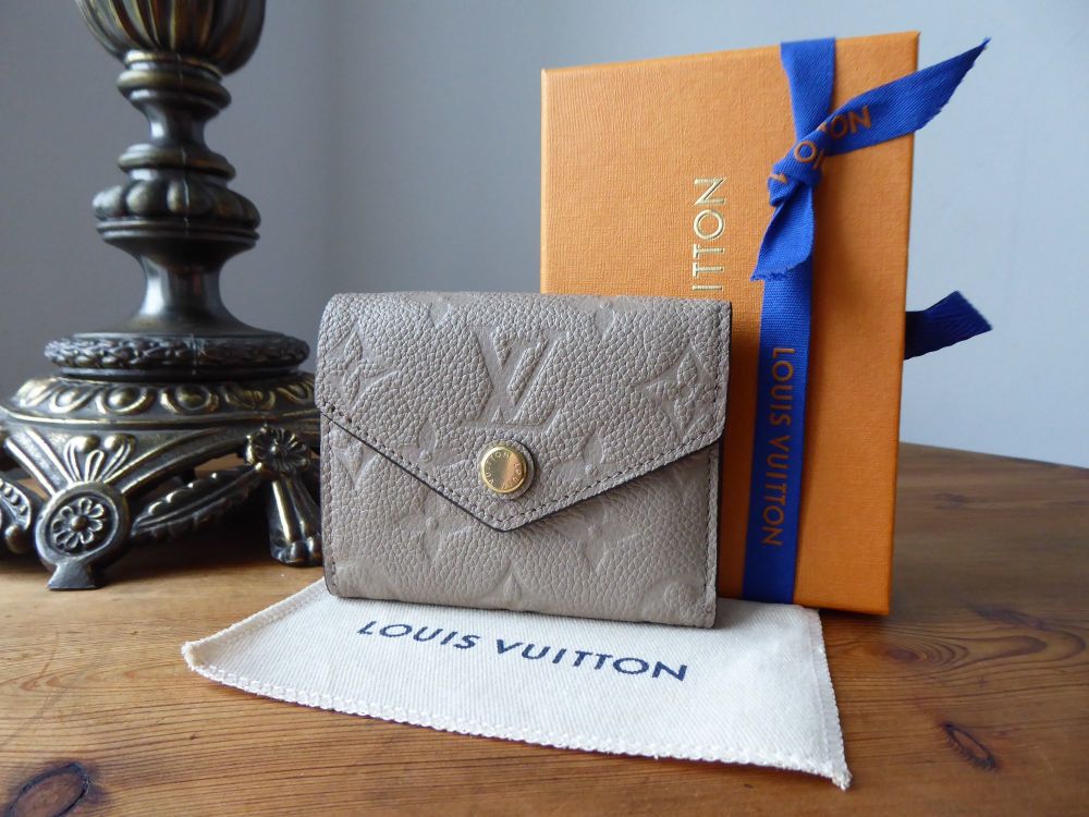 Louis Vuitton Zoé Compact Wallet in Dune Empreinte Calfskin
