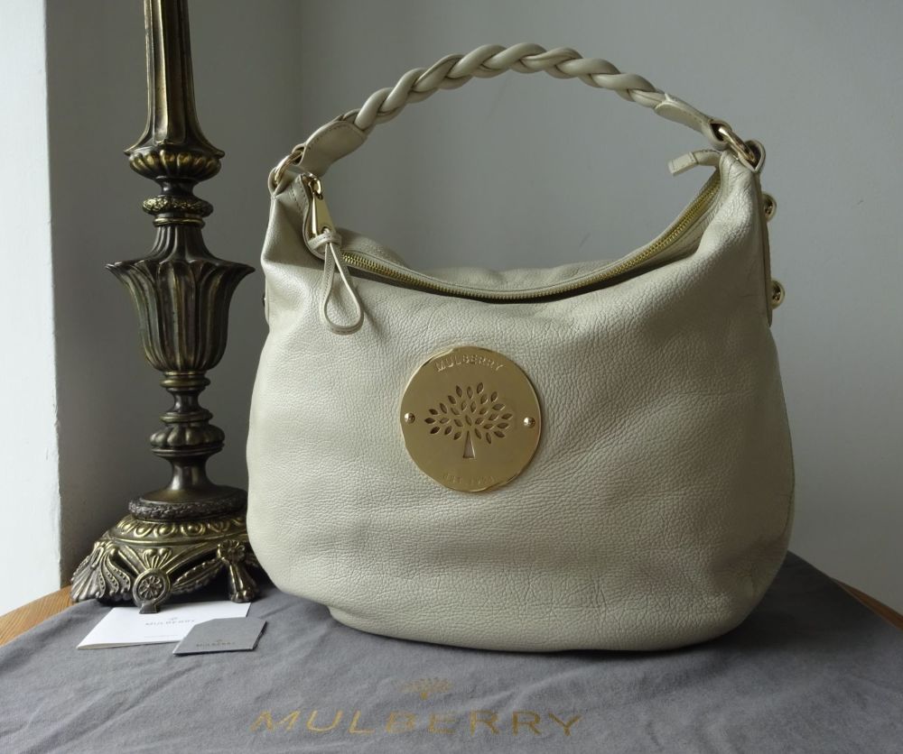 Mulberry Daria Medium Hobo in Pear Sorbet Soft Spongy Leather 