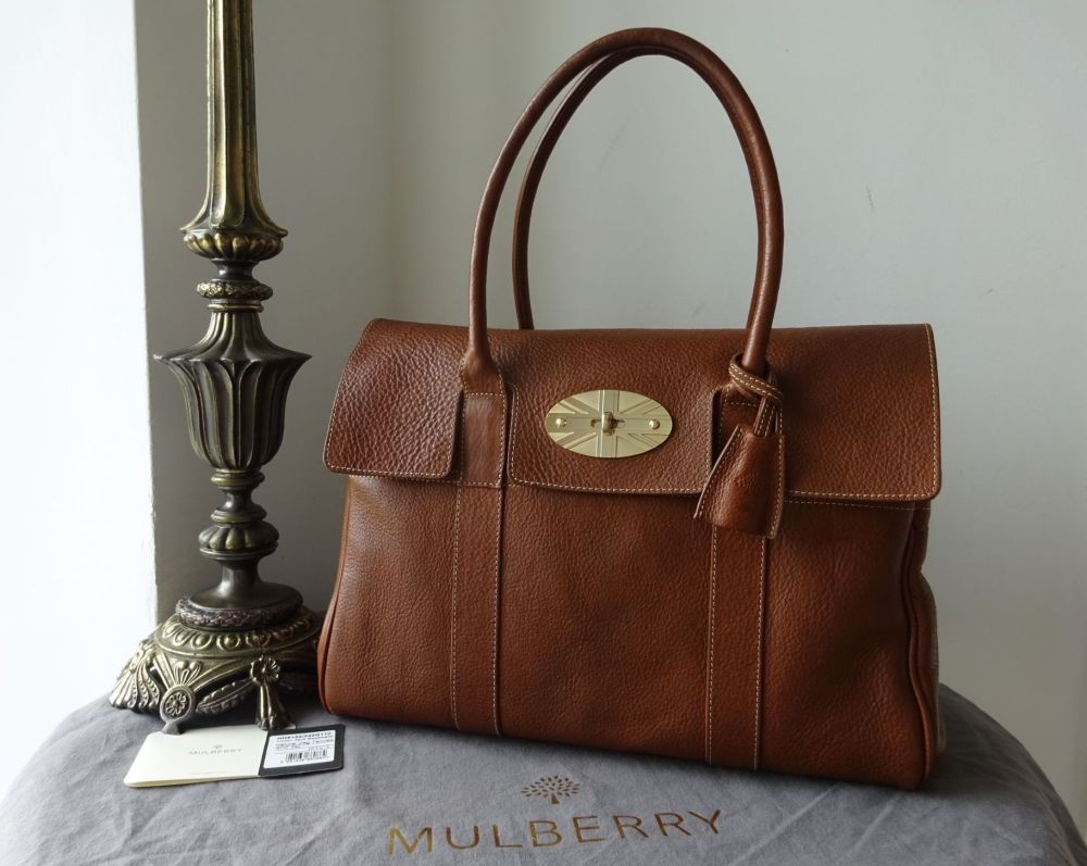 Mulberry Limited Edition Union Jack Bayswater in Oak Natural Vegetable Tanned Leather - SOLD