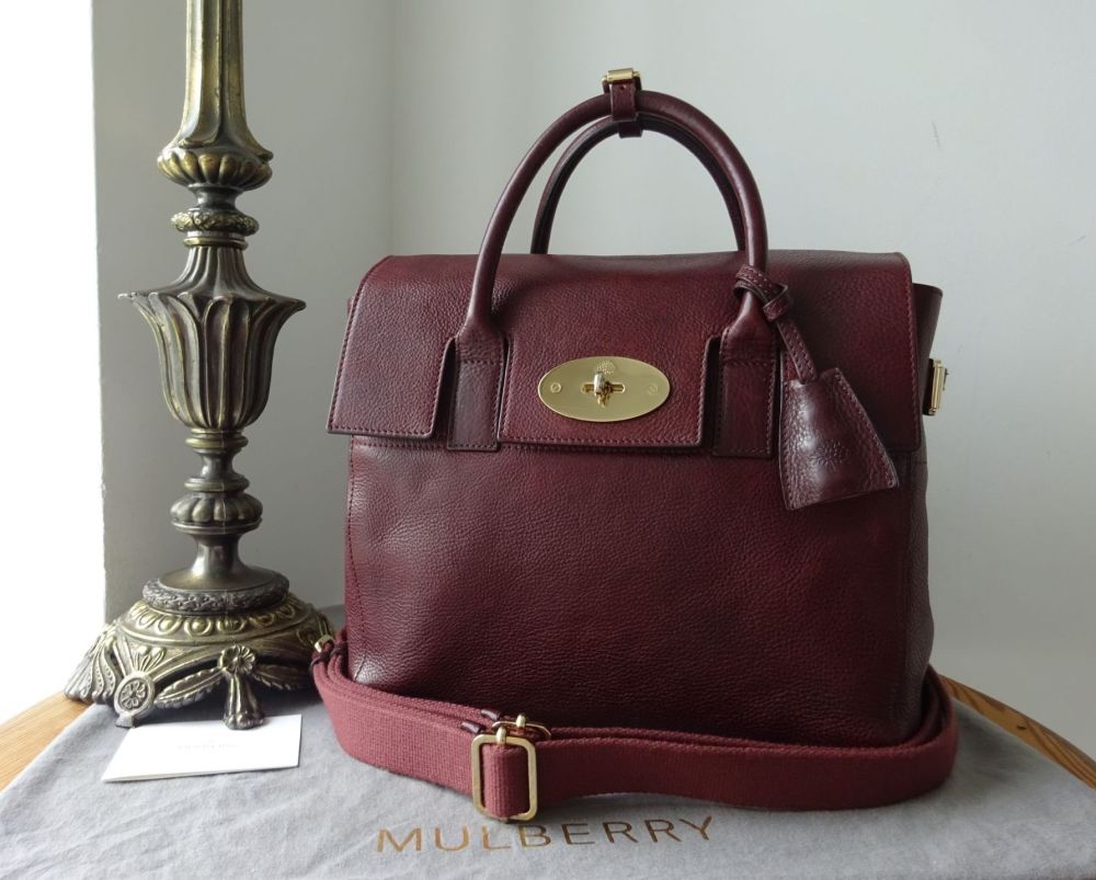 Mulberry Cara Delevingne Backpack in Oxblood Natural Vegetable Tanned Leather - SOLD
