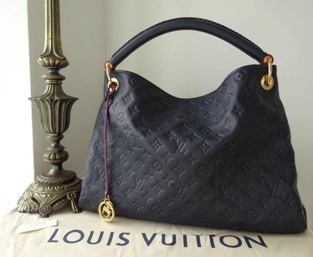 Louis Vuitton Artsy MM in Marine Rouge Empreinte - New