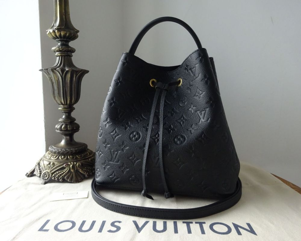 Túi Louis Vuitton Bucket NéoNoé MM hoạ tiết monogram lòng đen  Én shop  hàng hiệu
