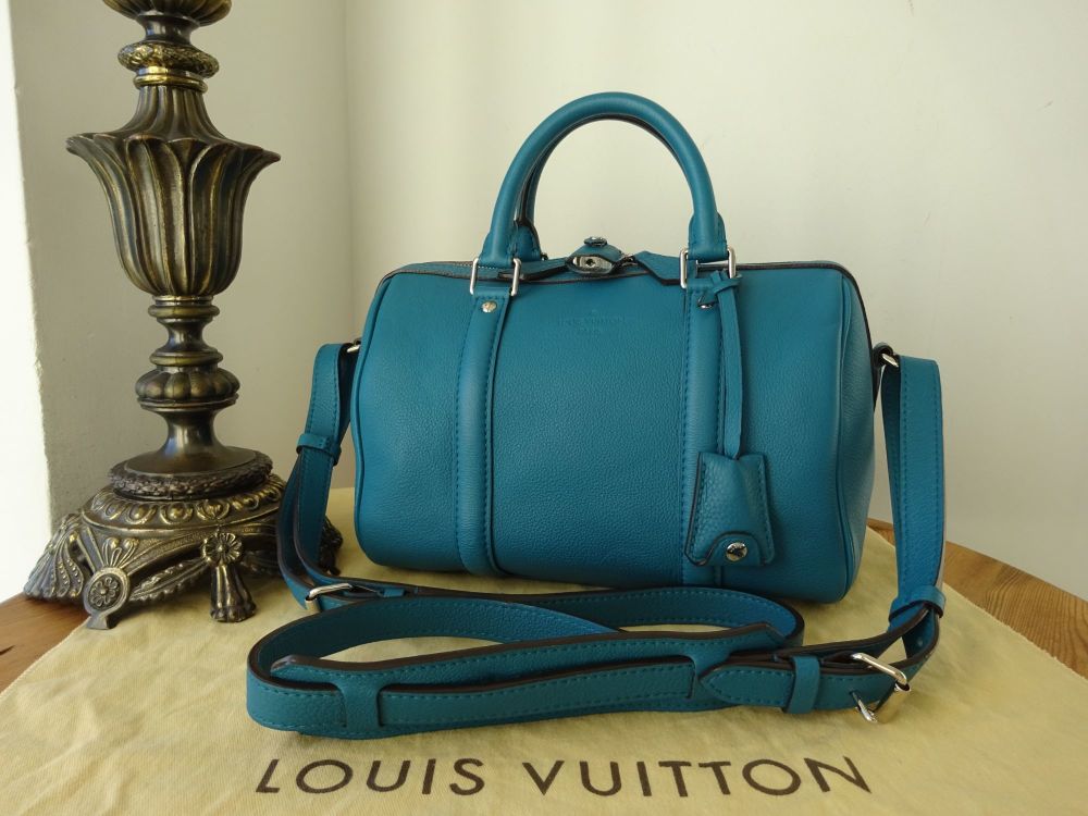 Louis Vuitton Sofia Coppola SC Boston Bag BB in Teal  Veau Cachemire