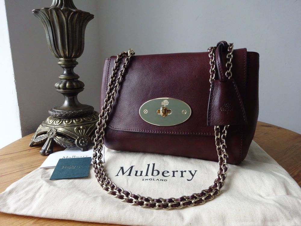 Mulberry Lily in Oxblood Coloured Vegetable Tanned Leather