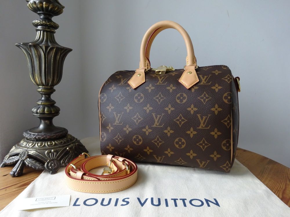 Louis Vuitton Speedy 25 in Monogram Canvas with Vachette Calfskin - SOLD
