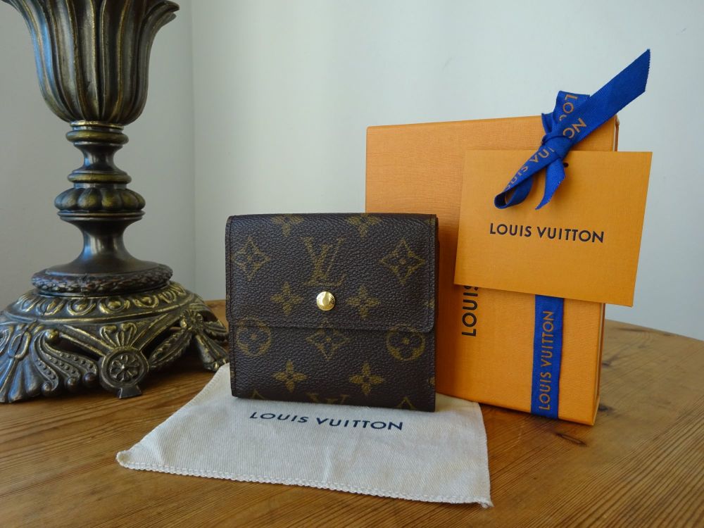 Louis Vuitton Elise Compact Wallet Purse in Monogram