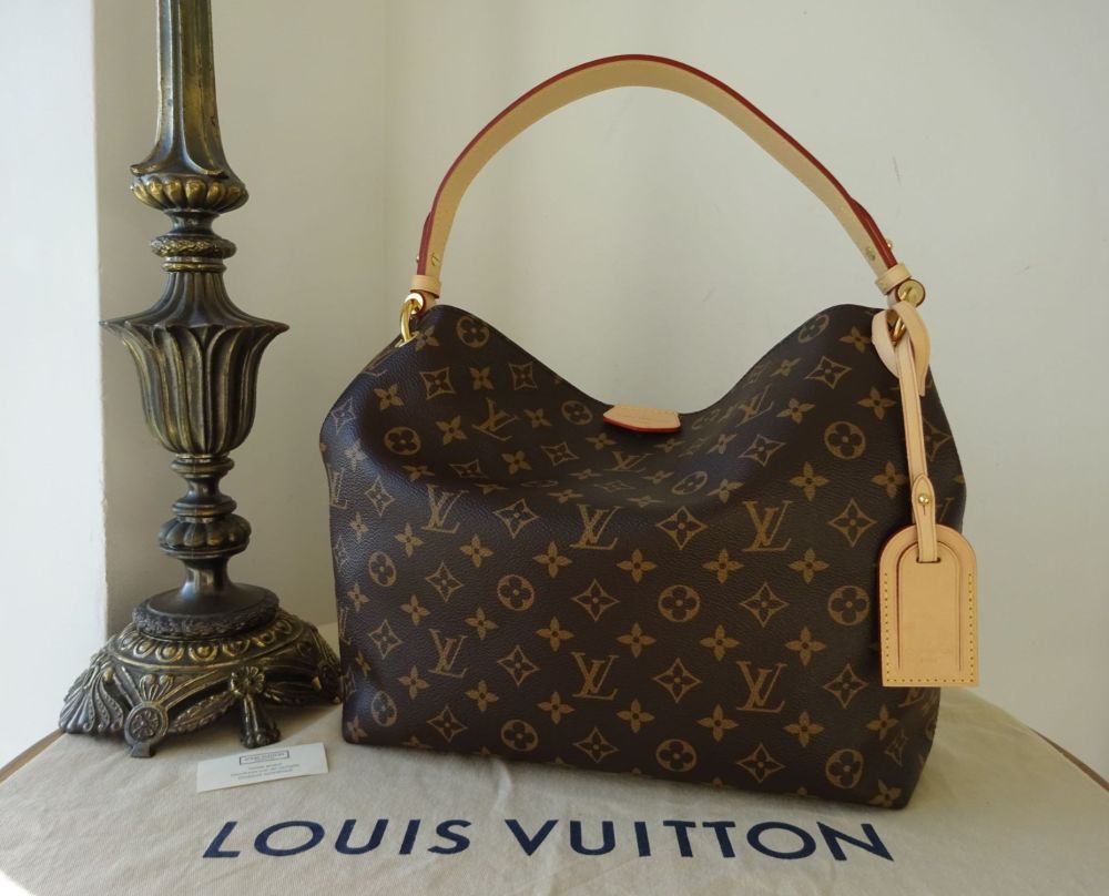 Louis Vuitton Monogram Canvas Graceful PM Hobo at 1stDibs  louis vuitton  graceful pm, graceful pm vs mm, celebrity louis vuitton graceful pm