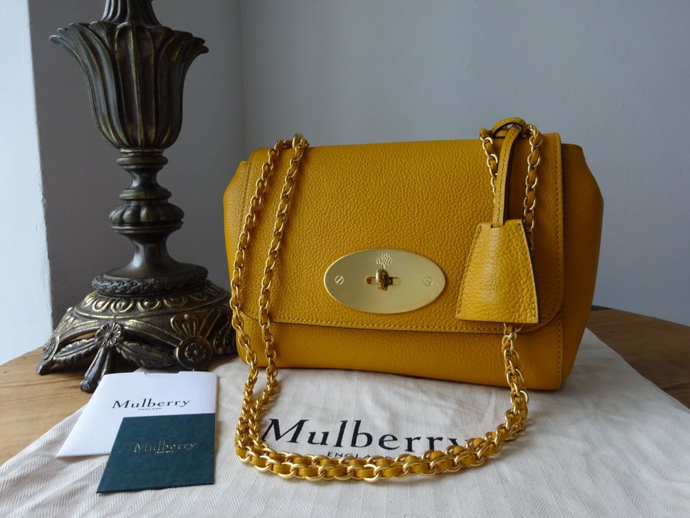Mulberry Regular Lily in Deep Amber Small Classic Grain Leather - SOLD