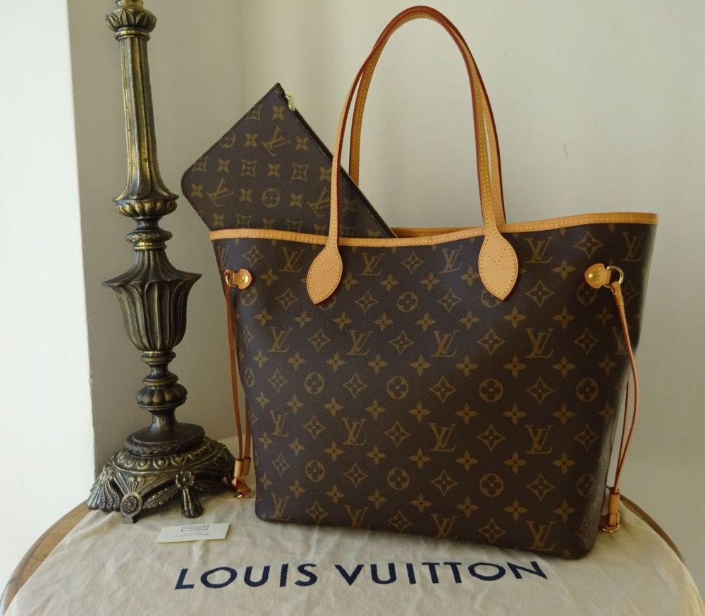 Louis Vuitton Neverfull MM in Monogram Beige -