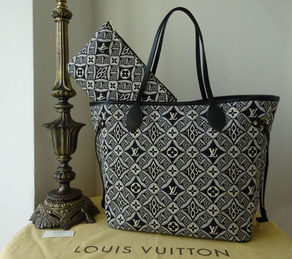 Louis Vuitton Since 1854 Neverfull MM Tote Bag in Gris Monogram Jacquard -  SOLD