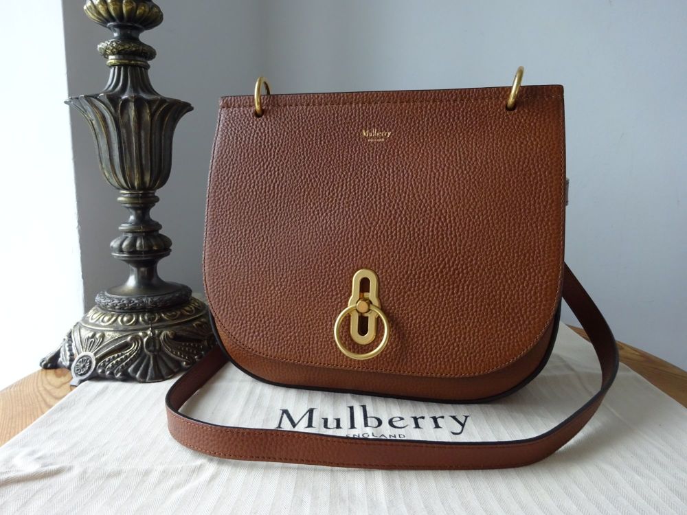 Mulberry Amberley Satchel in Oak Grained Vegetable Tanned Leather