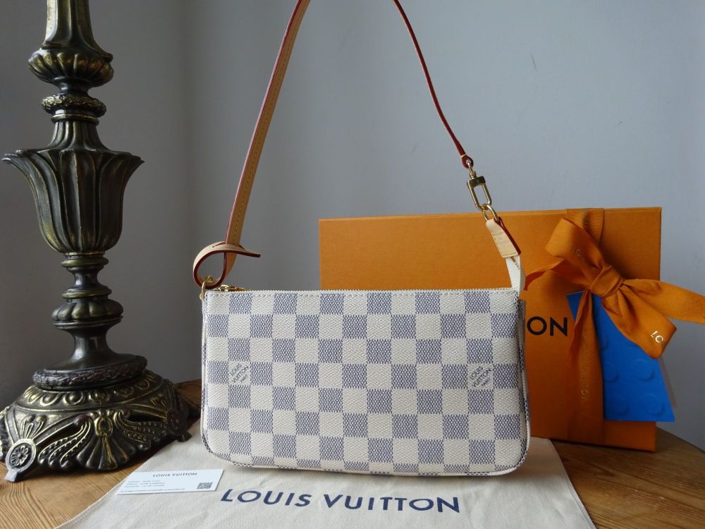 Louis Vuitton, Bags, Sold Nwt Lv Pochette Accessoires Damier Azur