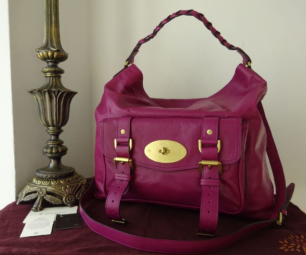 Mulberry Classic Alexa Hobo in Plum Soft Buffalo Leather - SOLD