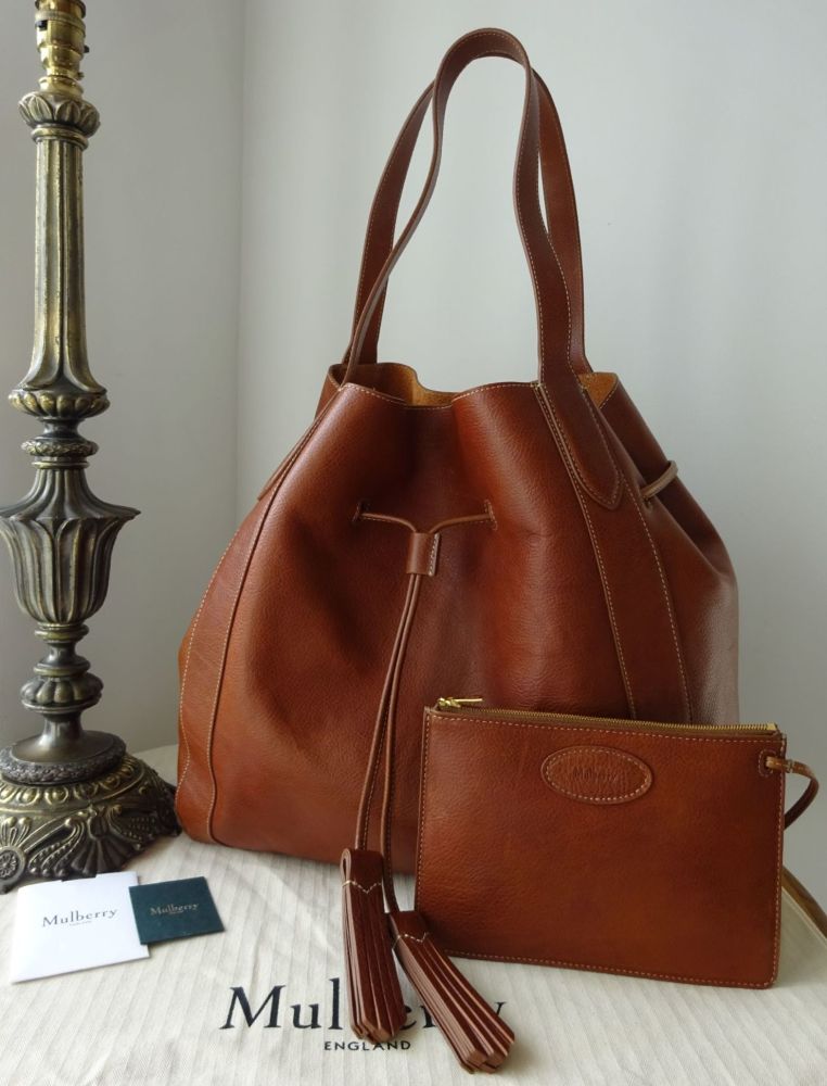Mulberry Large Millie Tote in Oak Legacy Leather