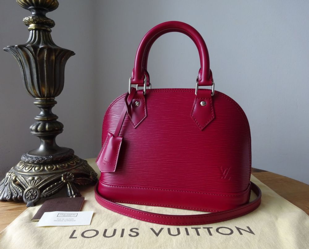 Louis Vuitton Alma BB in Fuchsia Epi Leather - As New*