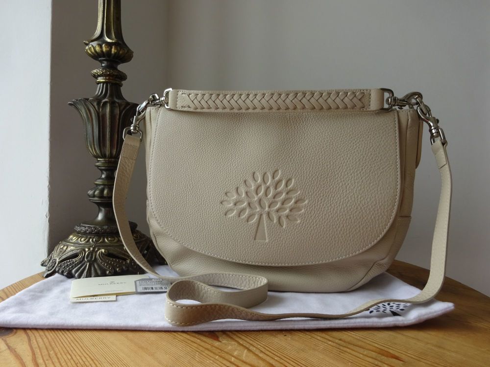 Mulberry Effie Satchel in Snowball White Spongy Pebbled Leather