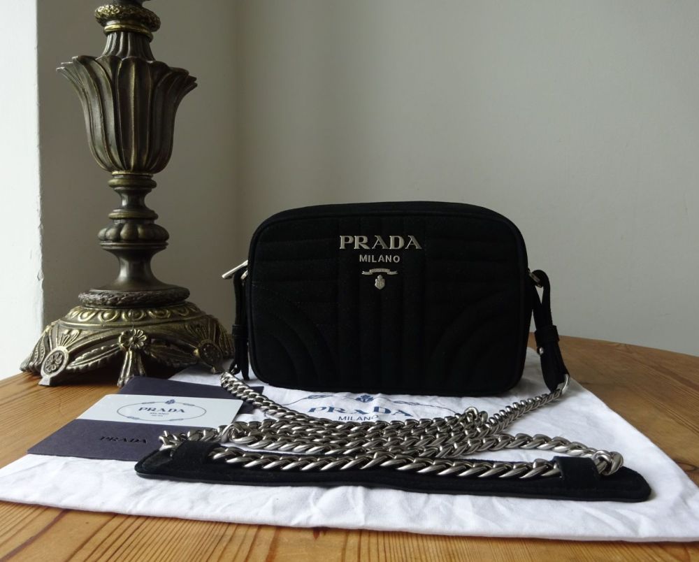 Prada - Black Leather Mini Camera Bag