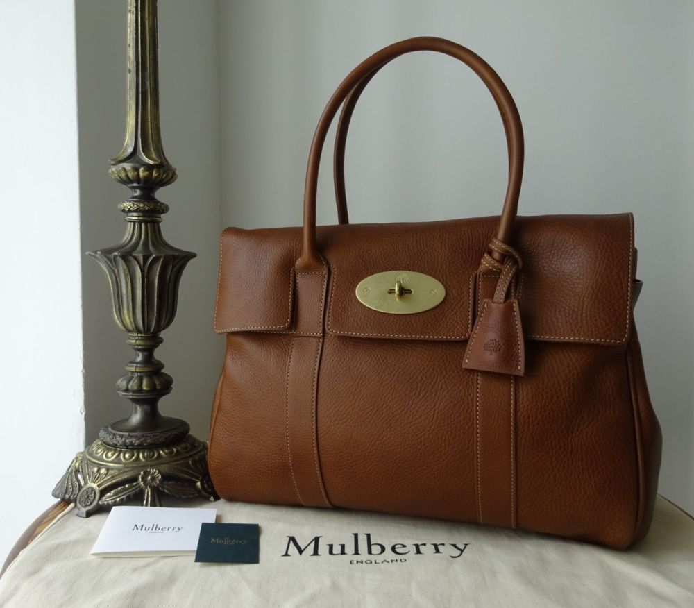 Mulberry Classic Heritage Bayswater in Oak Natural Vegetable Tanned Leather