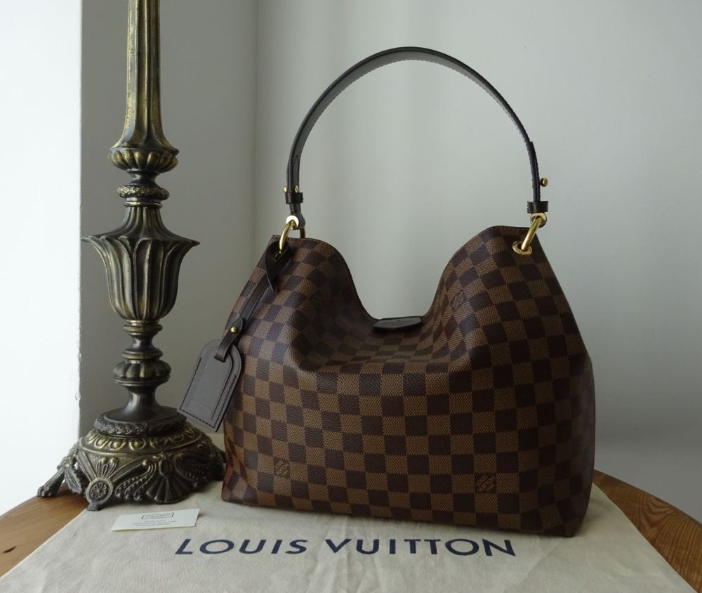 Louis Vuitton Graceful PM Hobo in Damier Ebene - SOLD