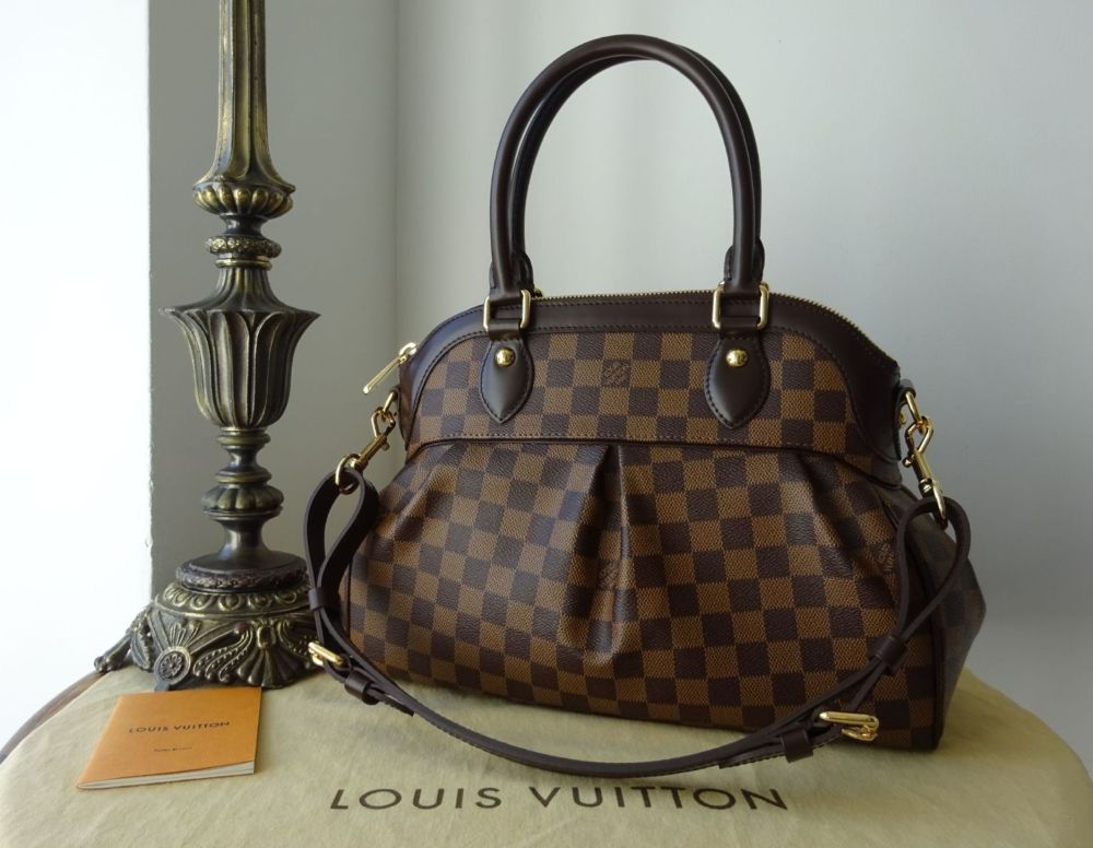 Louis Vuitton Damier Ebene Canvas Trevi PM Bag Louis Vuitton