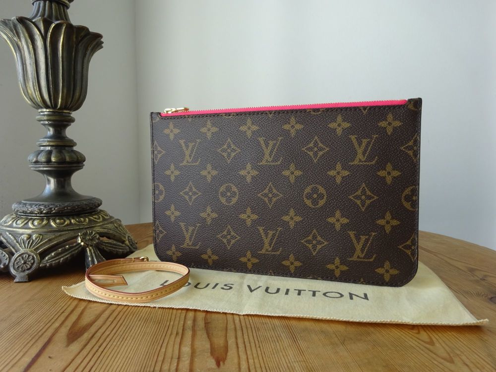 Louis Vuitton Neverfull Zip Pouch Wristlet in Monogram Vachette - SOLD