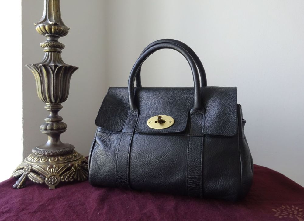 Mulberry Vintage Ledbury Small Bayswater in Black Darwin Leather