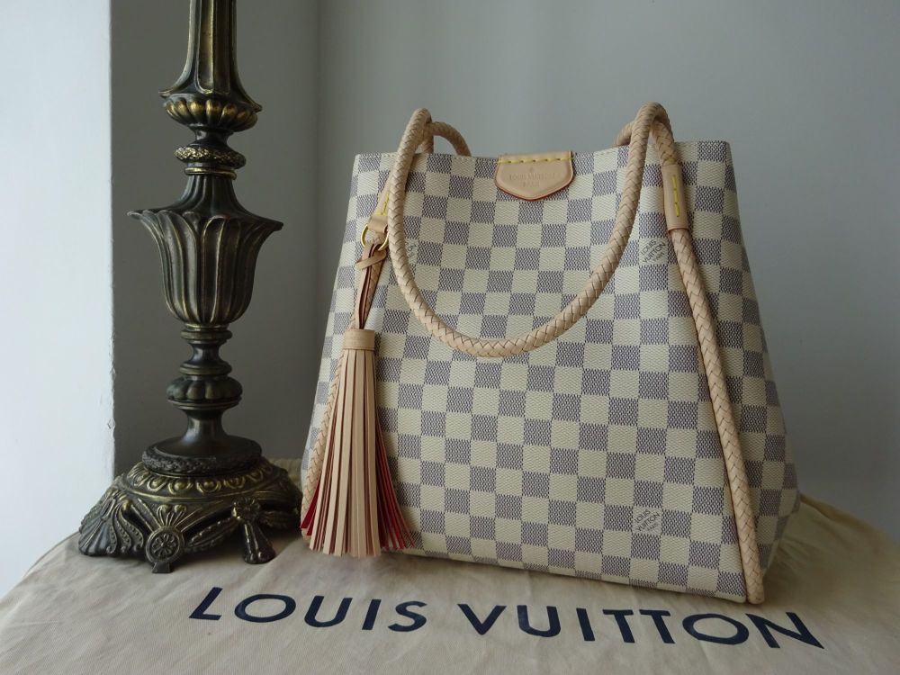 Louis Vuitton Neverfull MM Damier Ebene Tote Bag-Louis Vuitton Neverfull MM  DE Rose Ballerine Tote Bag-RELOVE DELUXE
