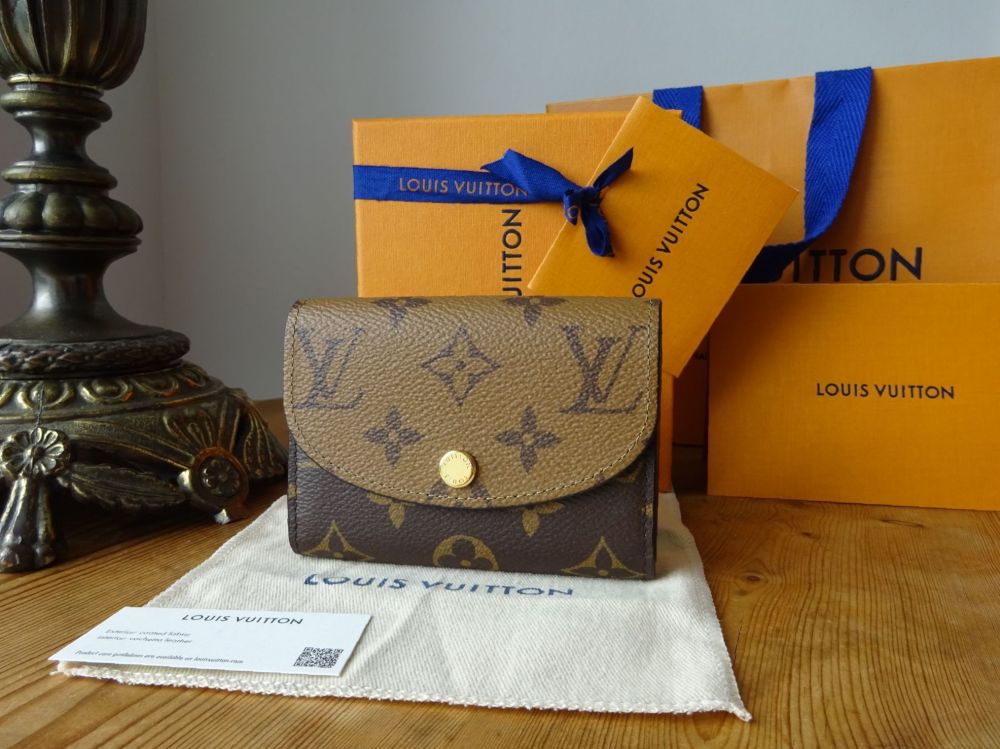 Louis Vuitton Monogram Reverse Canvas Card Holder Wallet