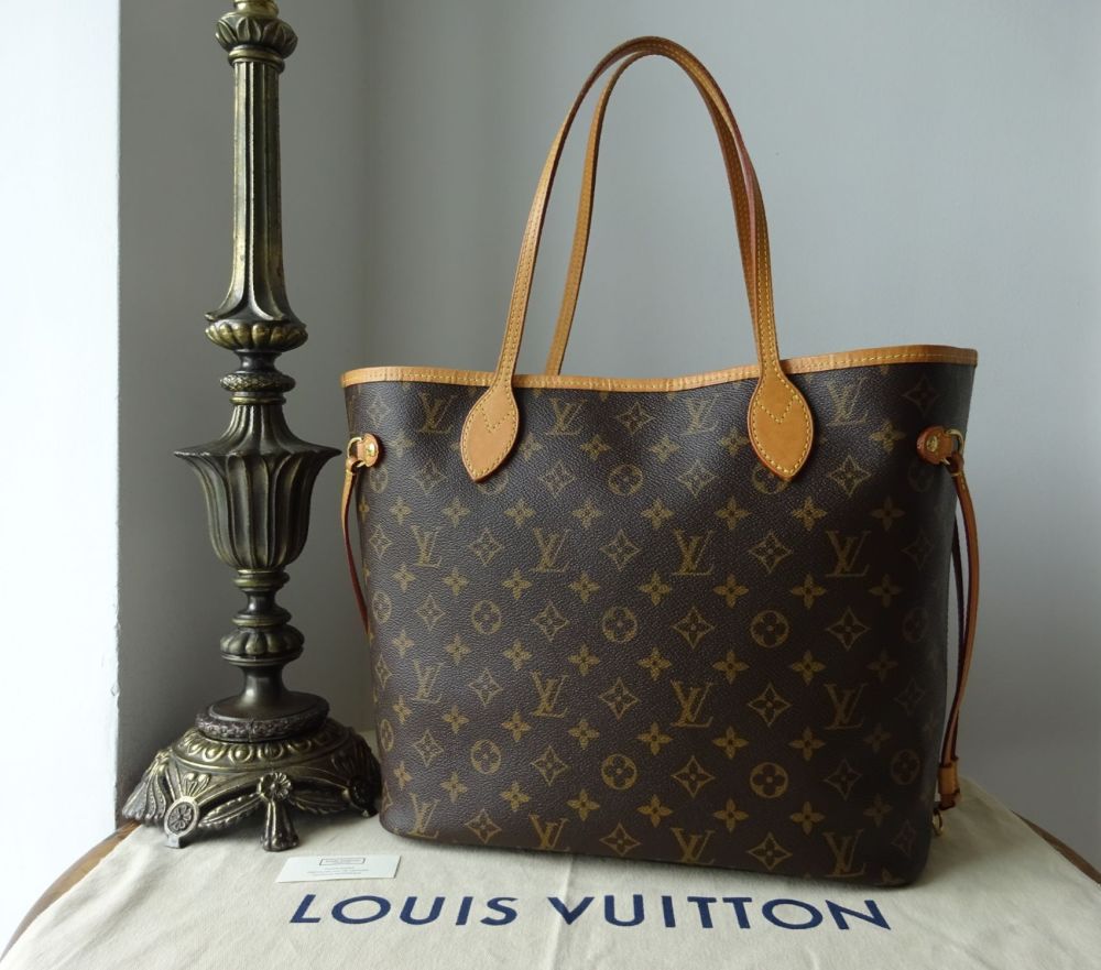 Louis Vuitton Neverfull MM Monogram Beige without Zip Pouch - SOLD